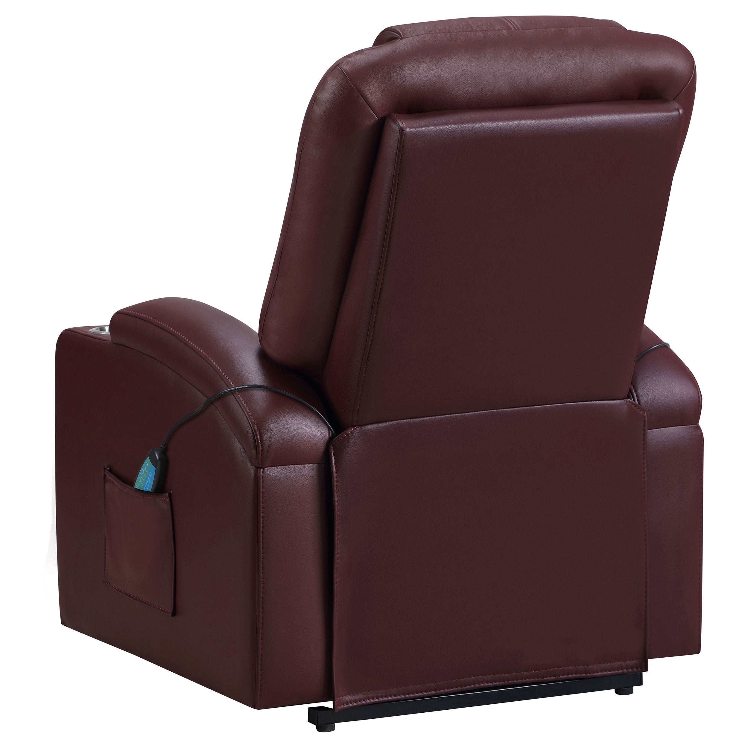 Armstrong Upholstered Power Lift Massage Recliner