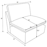 Collins Modular Armless Chair