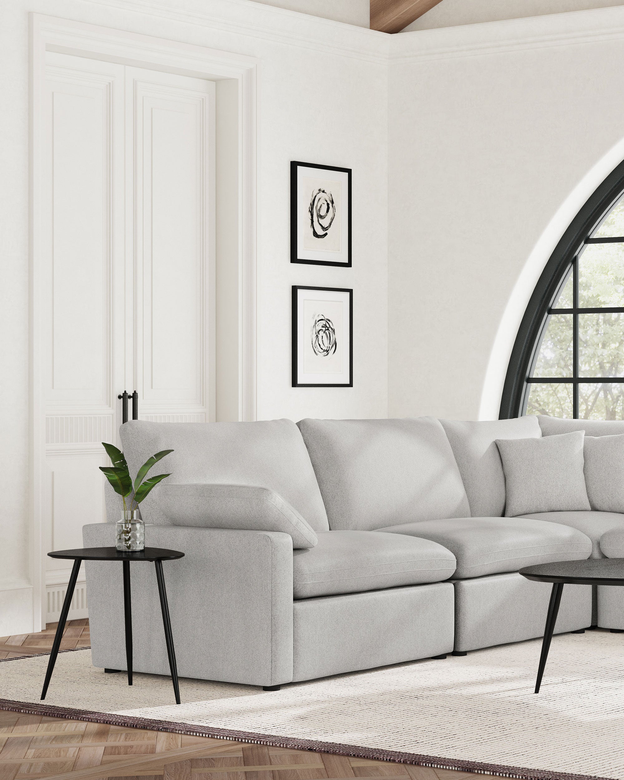 Collins Modular Armless Chair