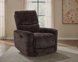 Navarro Chenille Upholstered Glider Recliner
