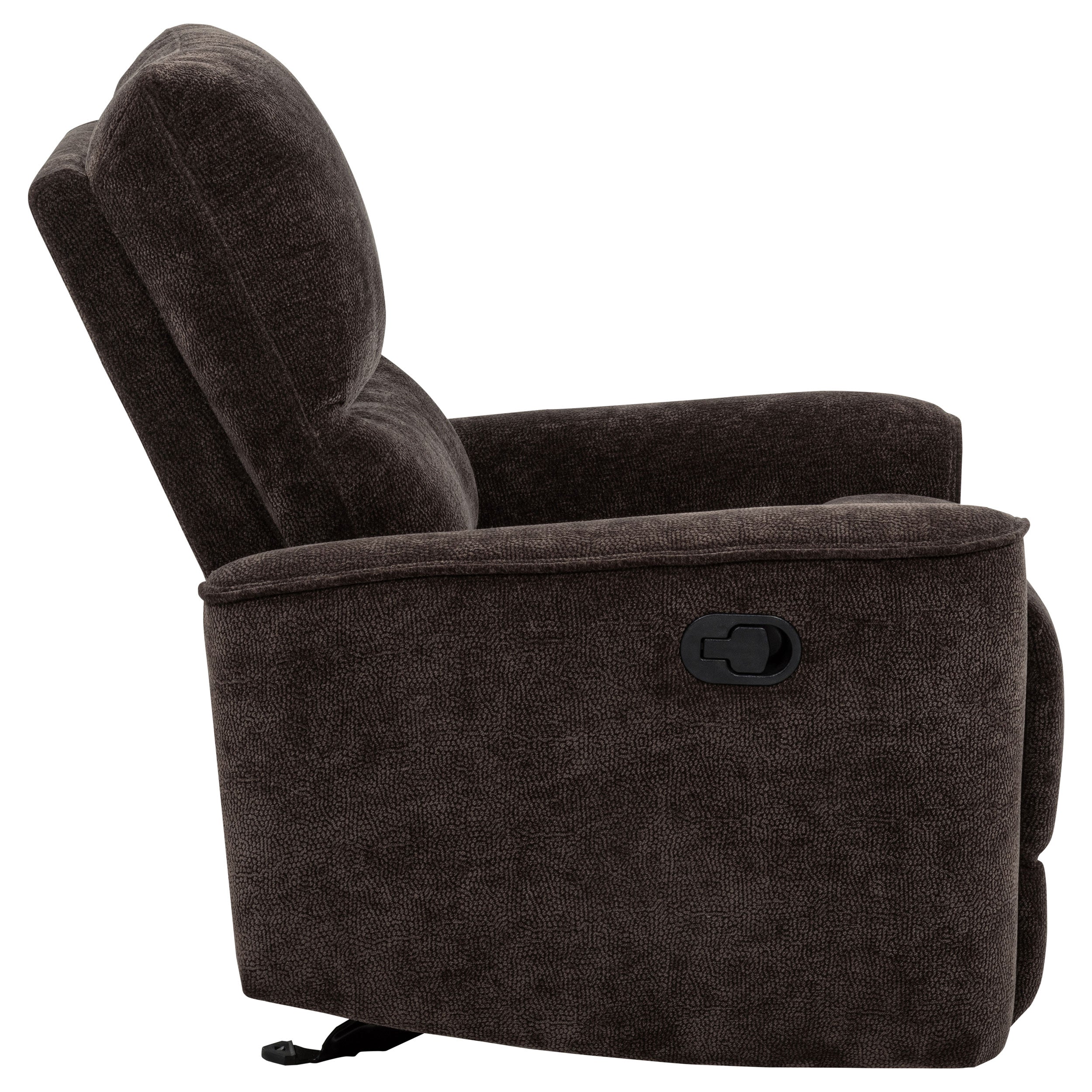 Navarro Chenille Upholstered Glider Recliner