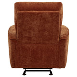 Navarro Chenille Upholstered Glider Recliner