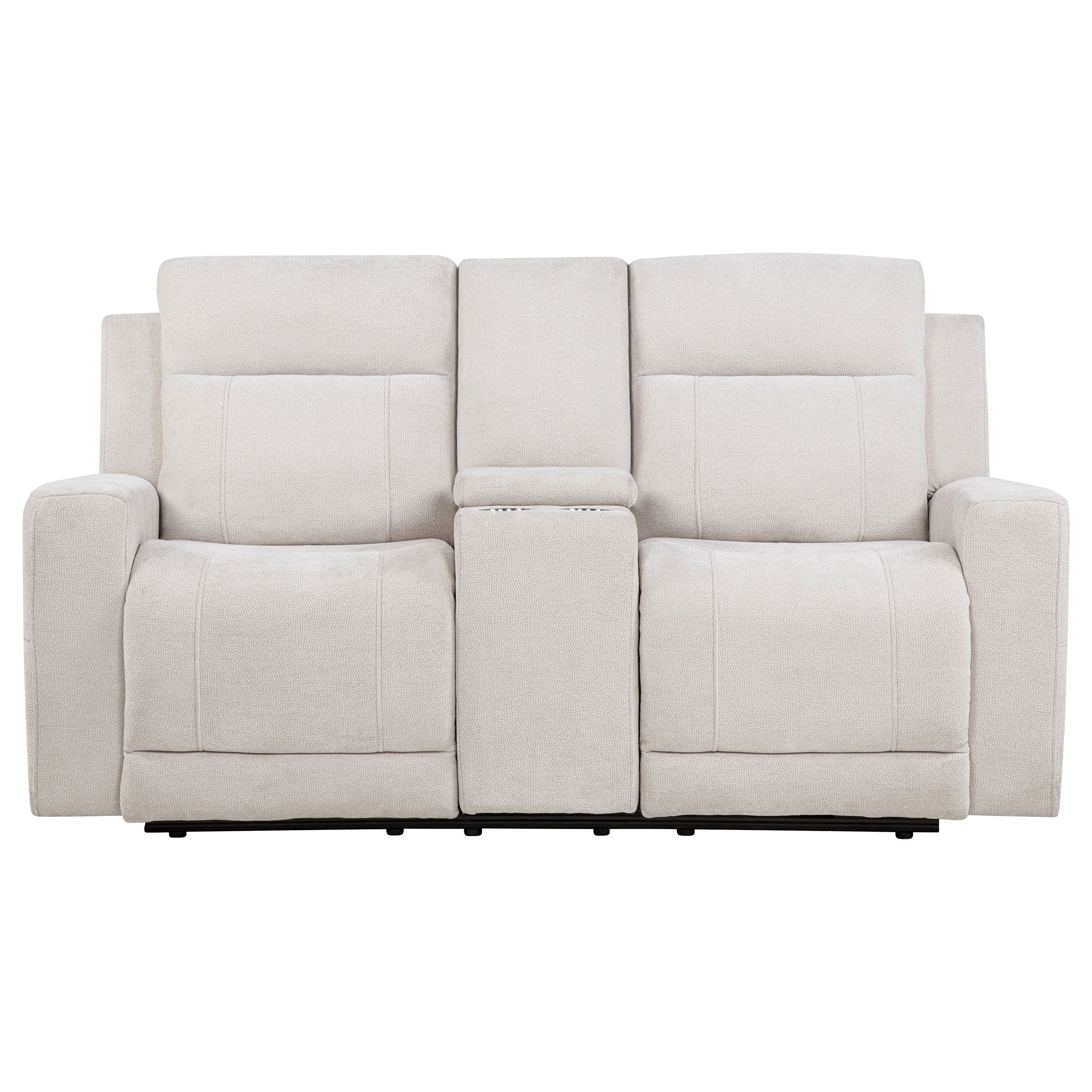 Kennett Chenille Upholstered Power Reclining Loveseat