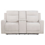 Kennett Chenille Upholstered Power Reclining Loveseat