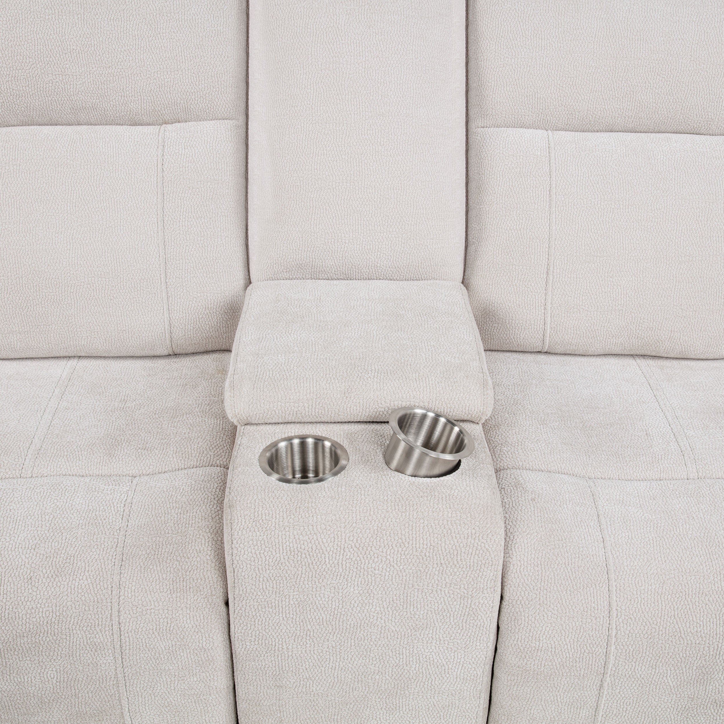 Kennett Chenille Upholstered Power Reclining Loveseat