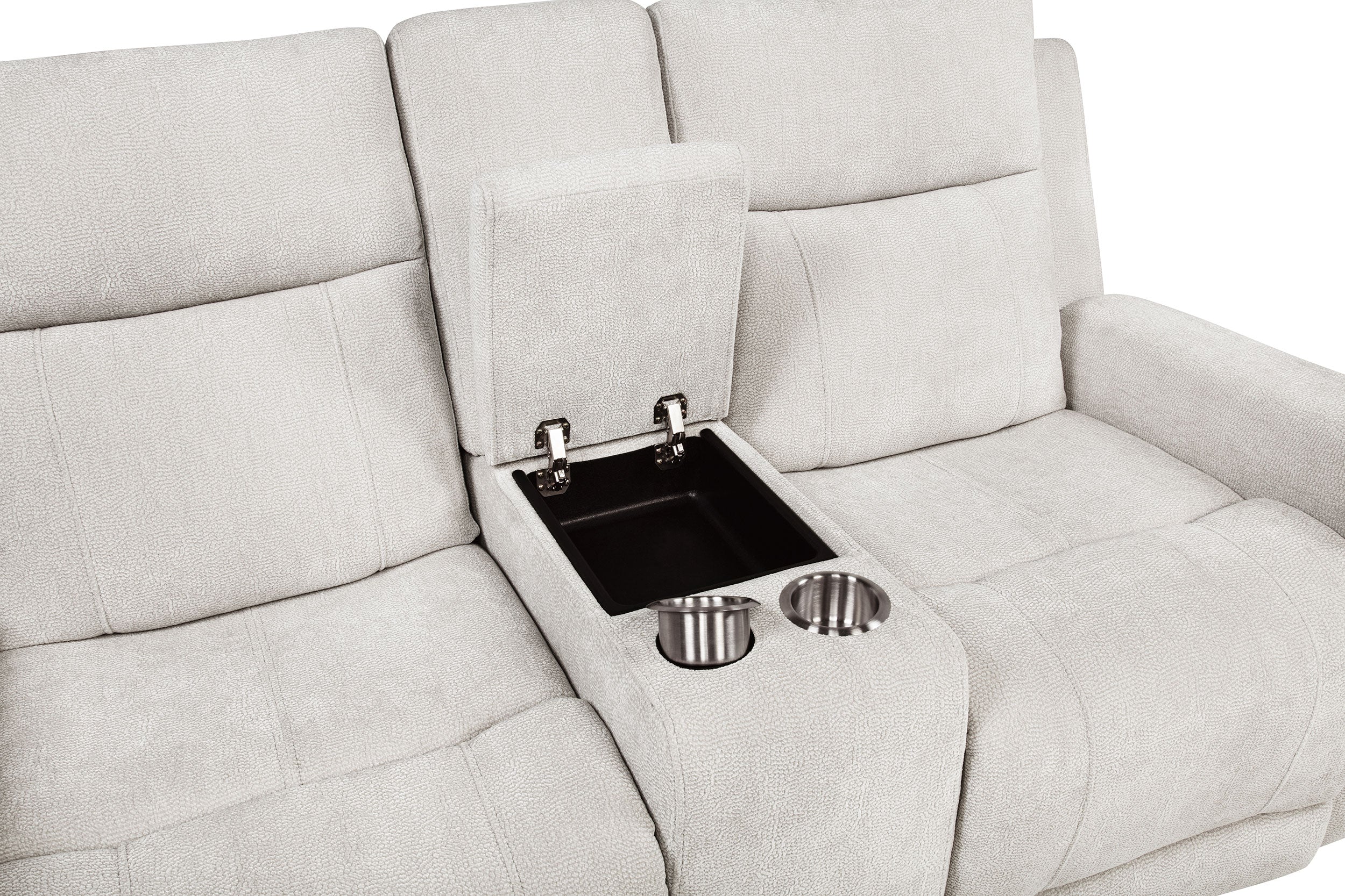 Kennett Chenille Upholstered Power Reclining Loveseat