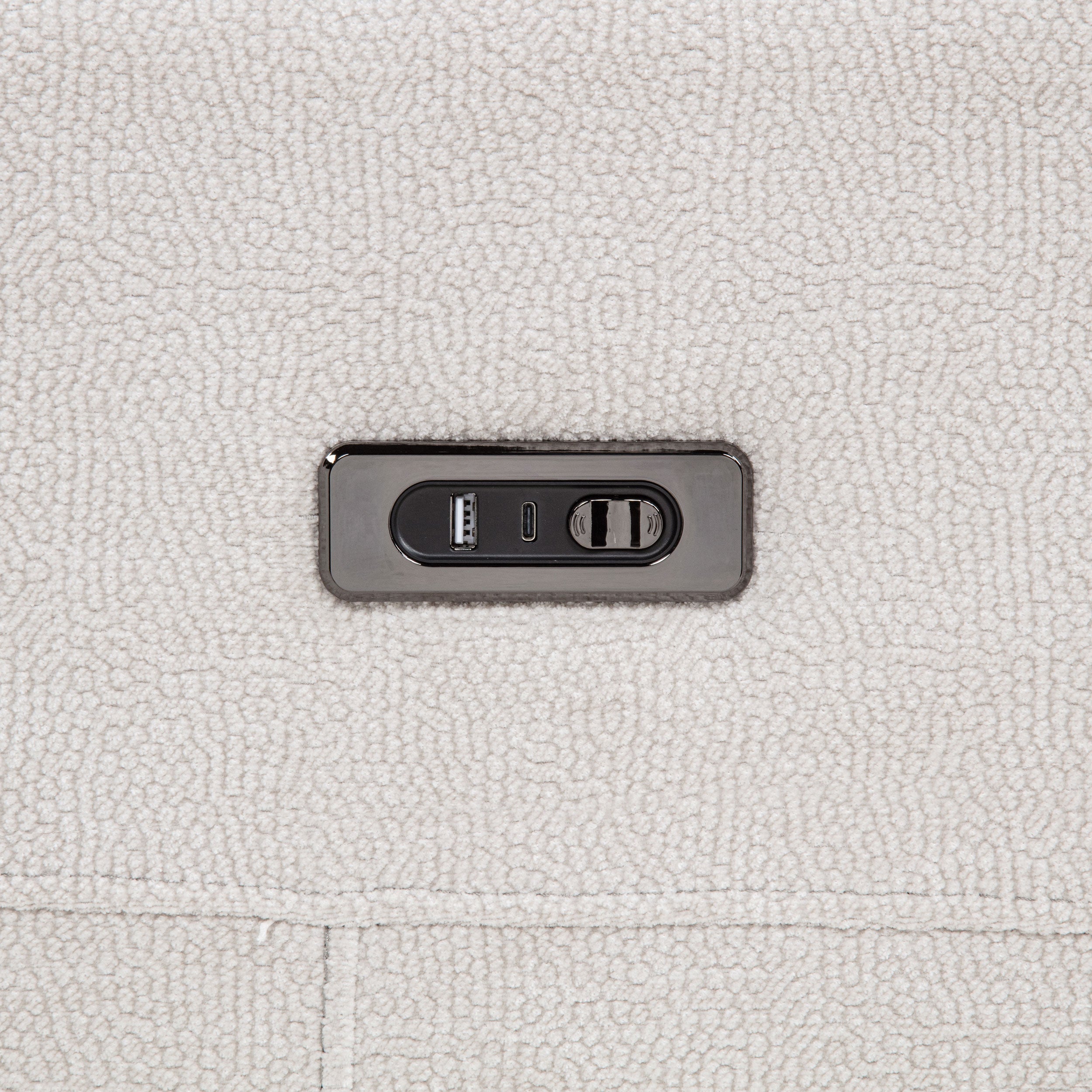 Kennett Chenille Upholstered Power Reclining Loveseat