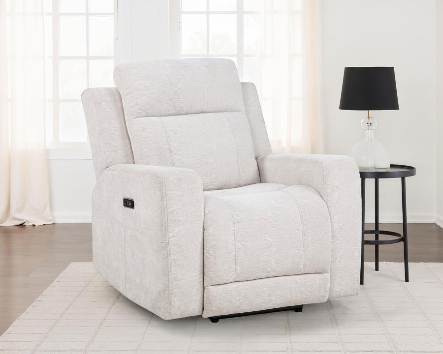 Kennett Chenille Upholstered Power Recliner Chair