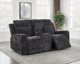 Kennett Chenille Upholstered Power Reclining Loveseat