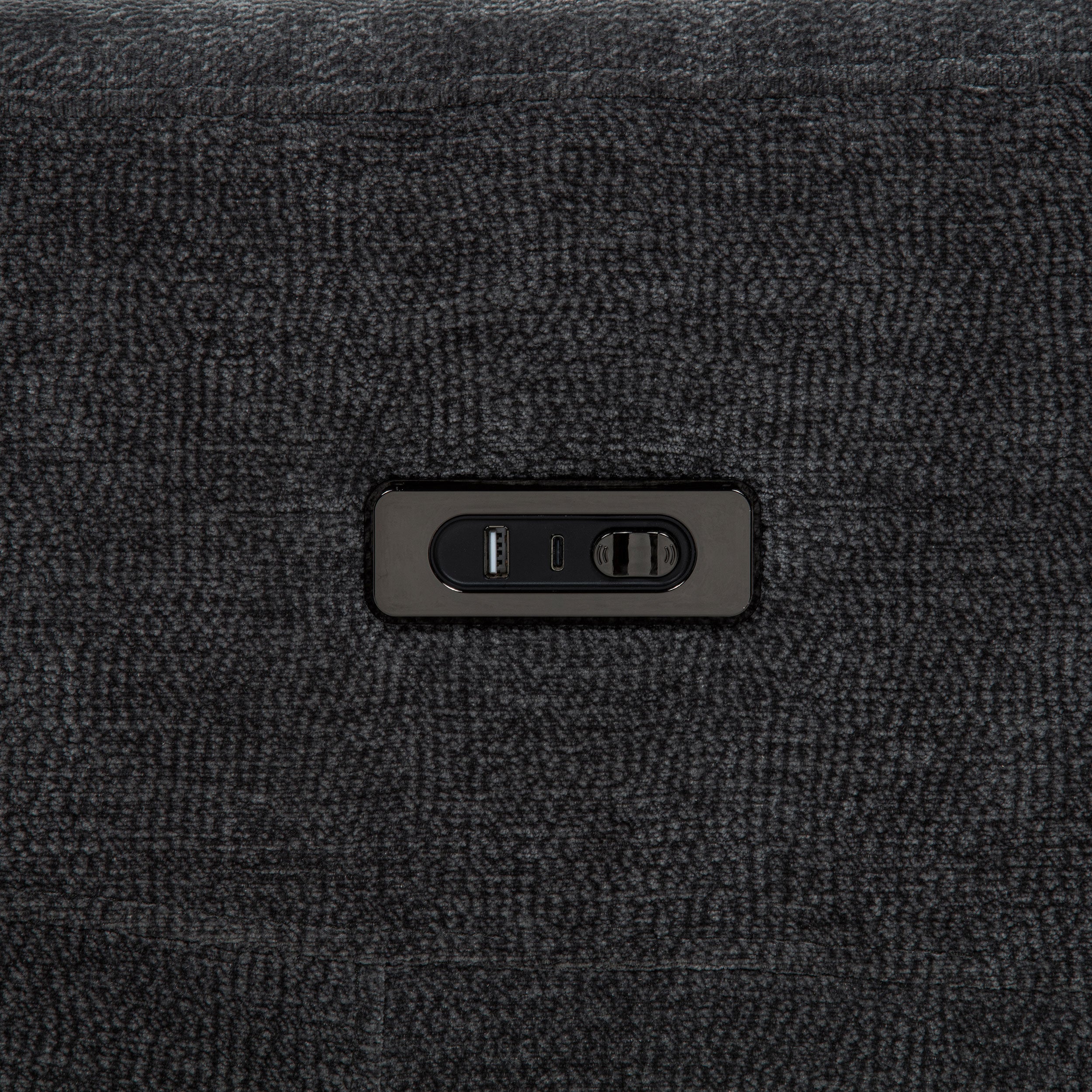 Kennett Chenille Upholstered Power Reclining Loveseat