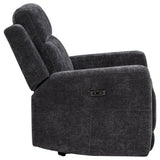 Kennett Chenille Upholstered Power Recliner Chair