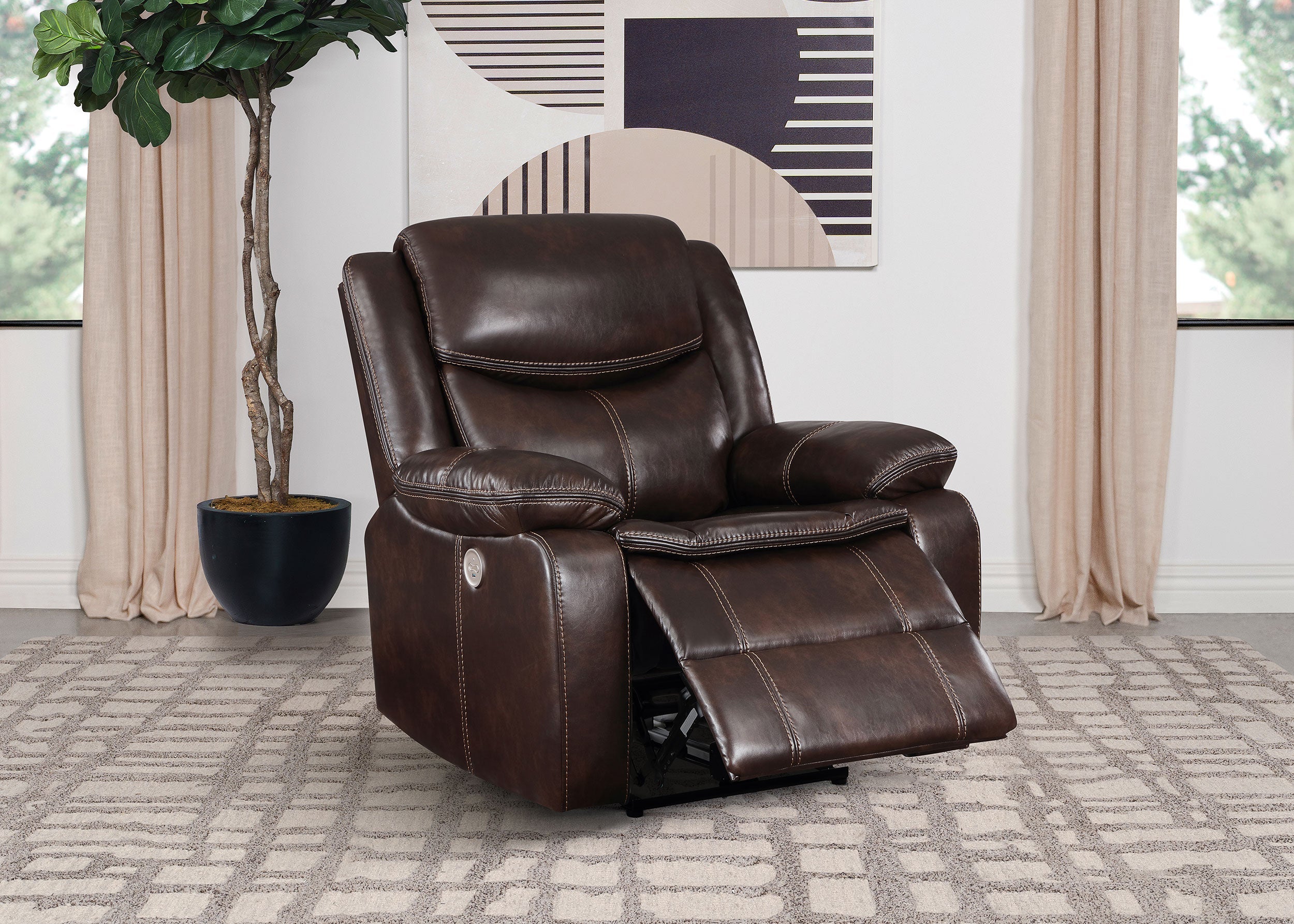 Sycamore Upholstered Power Recliner Chair