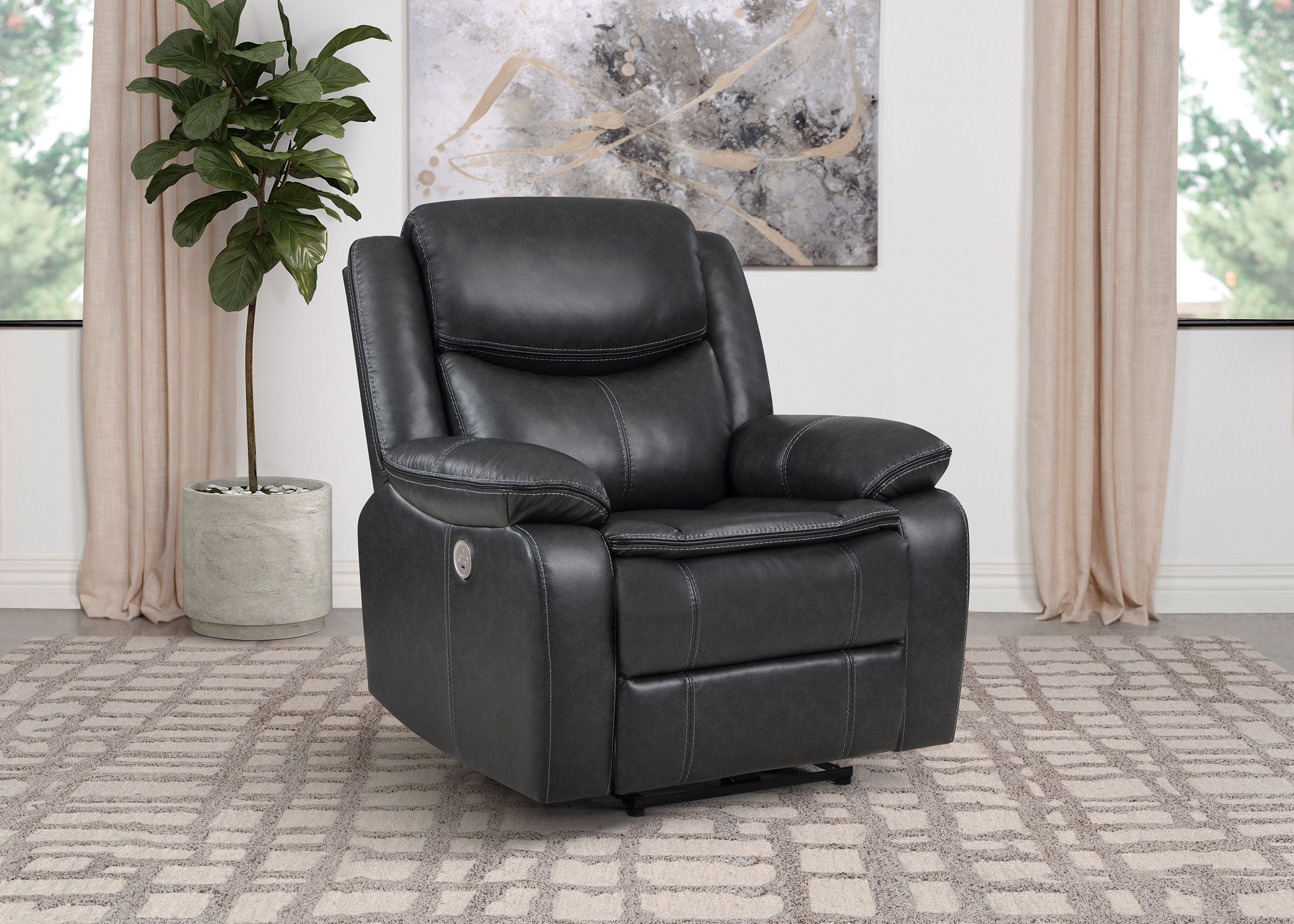 Sycamore Upholstered Power Recliner Chair