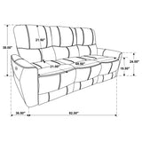 Greenfield Upholstered Power Reclining Sofa