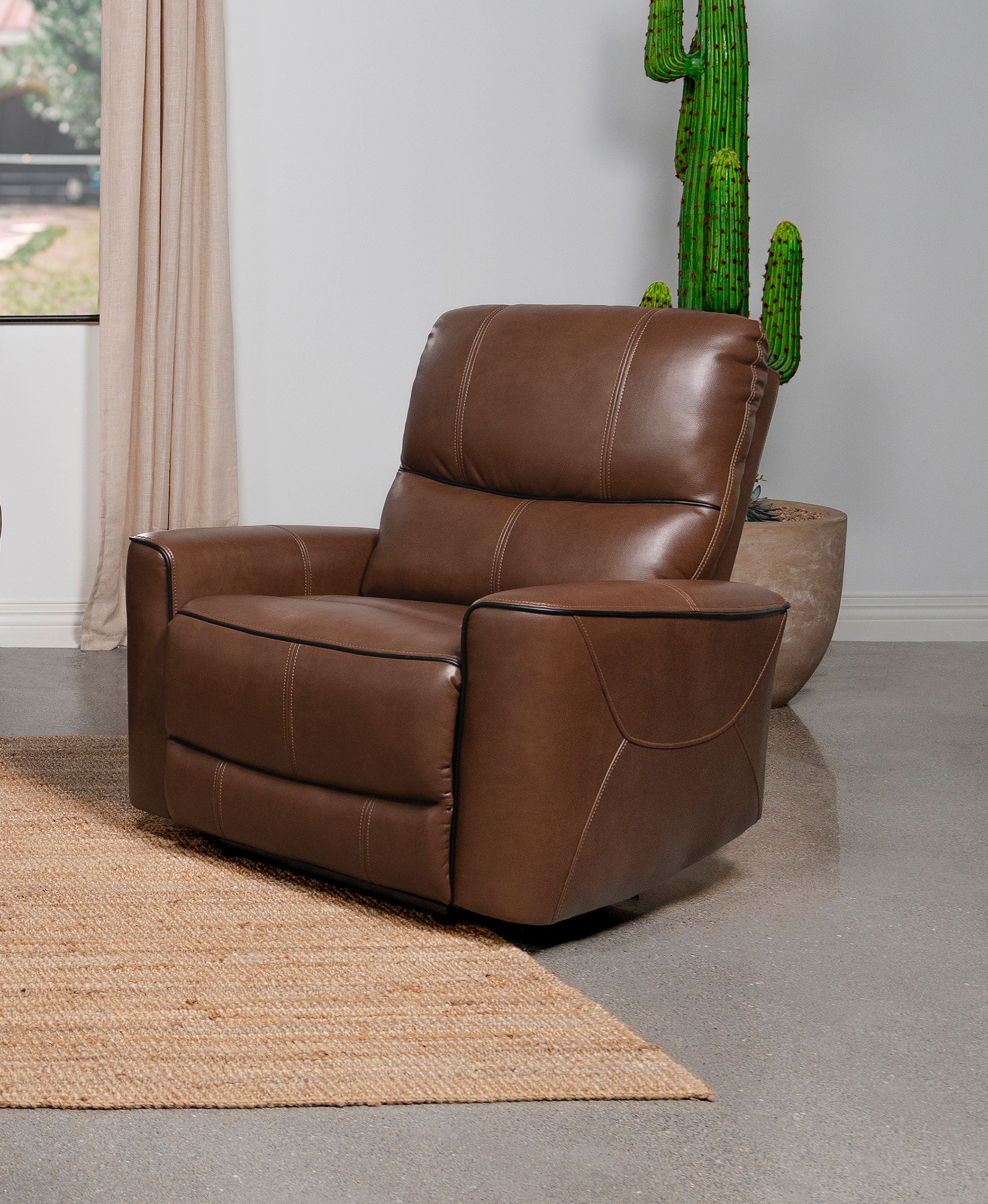 Greenfield Upholstered Power Recliner Chair