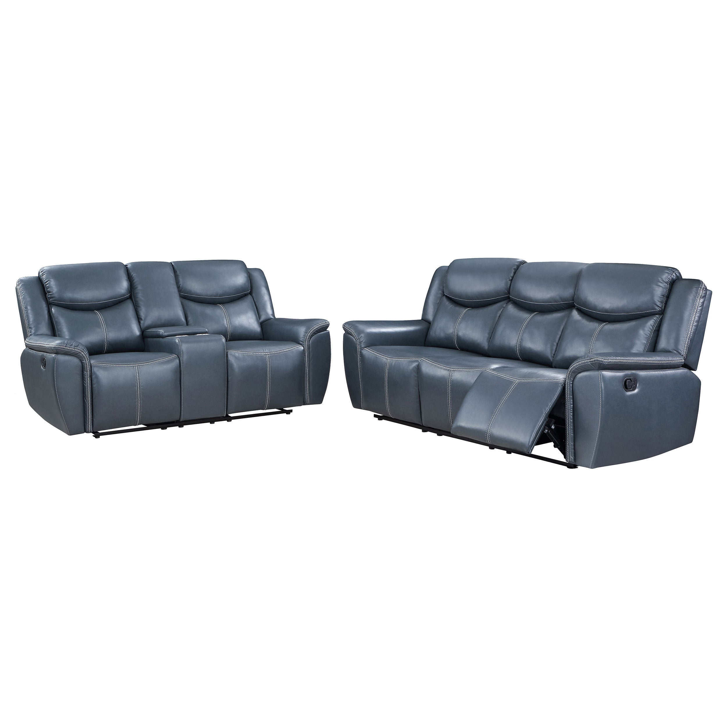 Sloane Upholstered Reclining Sofa Set