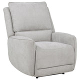 Sylmar Chenille Power Reclining Sofa Set Dove Grey
