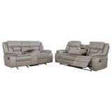 Greer Upholstered Reclining Sofa Set