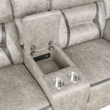 Greer Upholstered Reclining Sofa Set