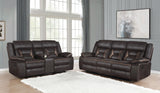 Greer Upholstered Reclining Sofa Set