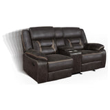 Greer Upholstered Motion Reclining Loveseat