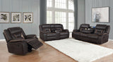 Greer Upholstered Motion Reclining Loveseat