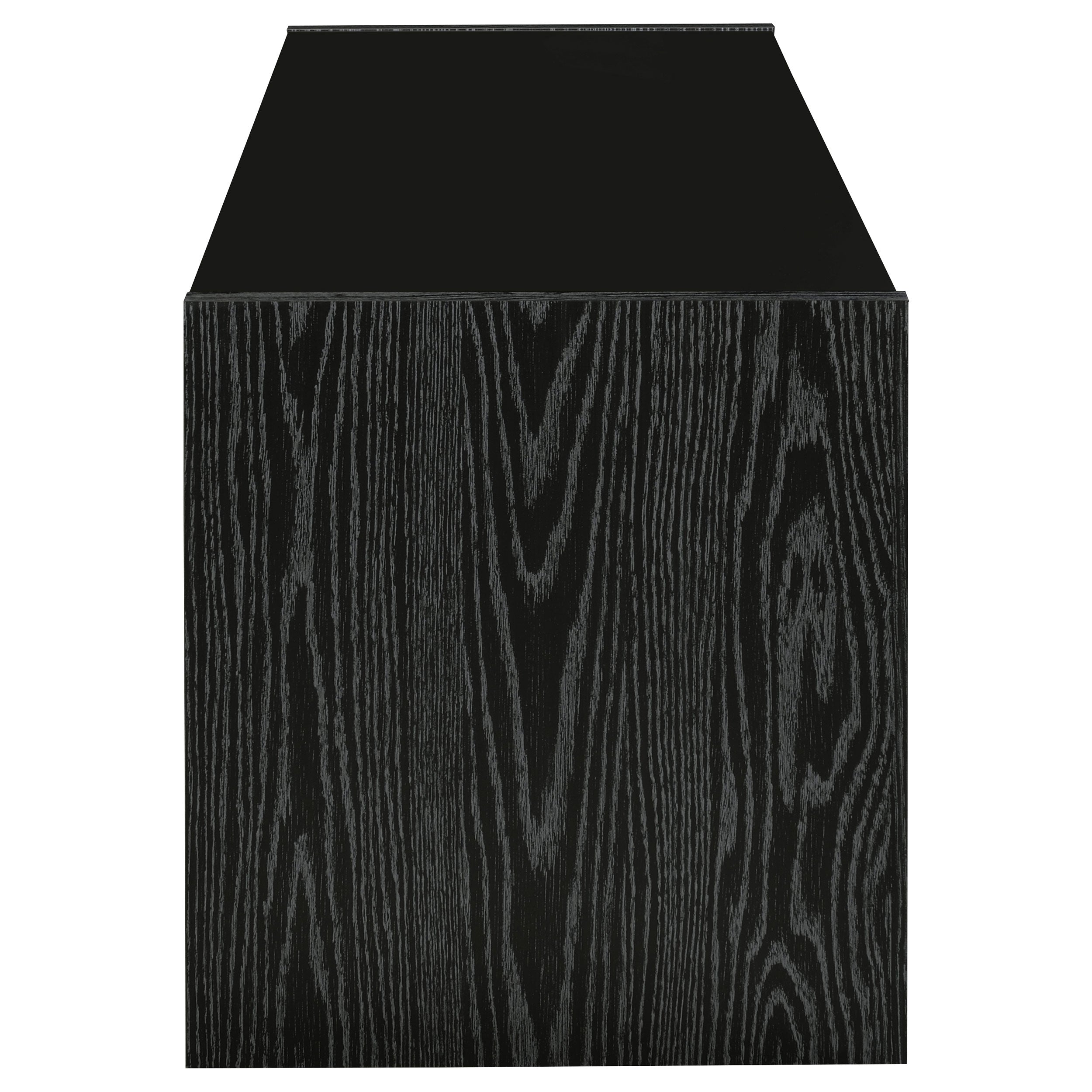 Alton 3-drawer Engineered Wood 61-inch TV Stand Black Oak