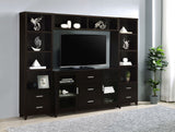Lewes 4-piece 60-inch TV Entertainment Center Cappuccino