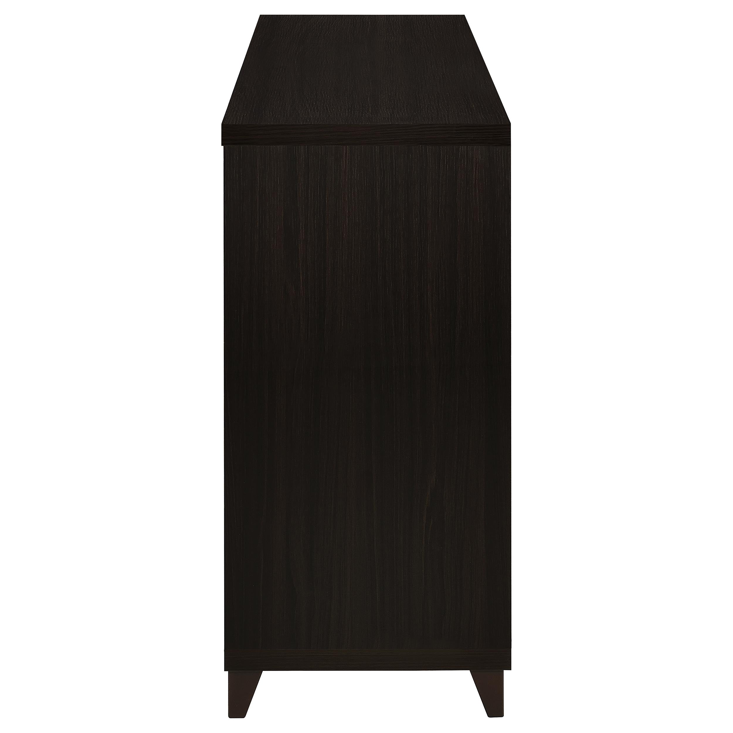 Lewes 2-door Engineered Wood 60-inch TV Stand Cappuccino