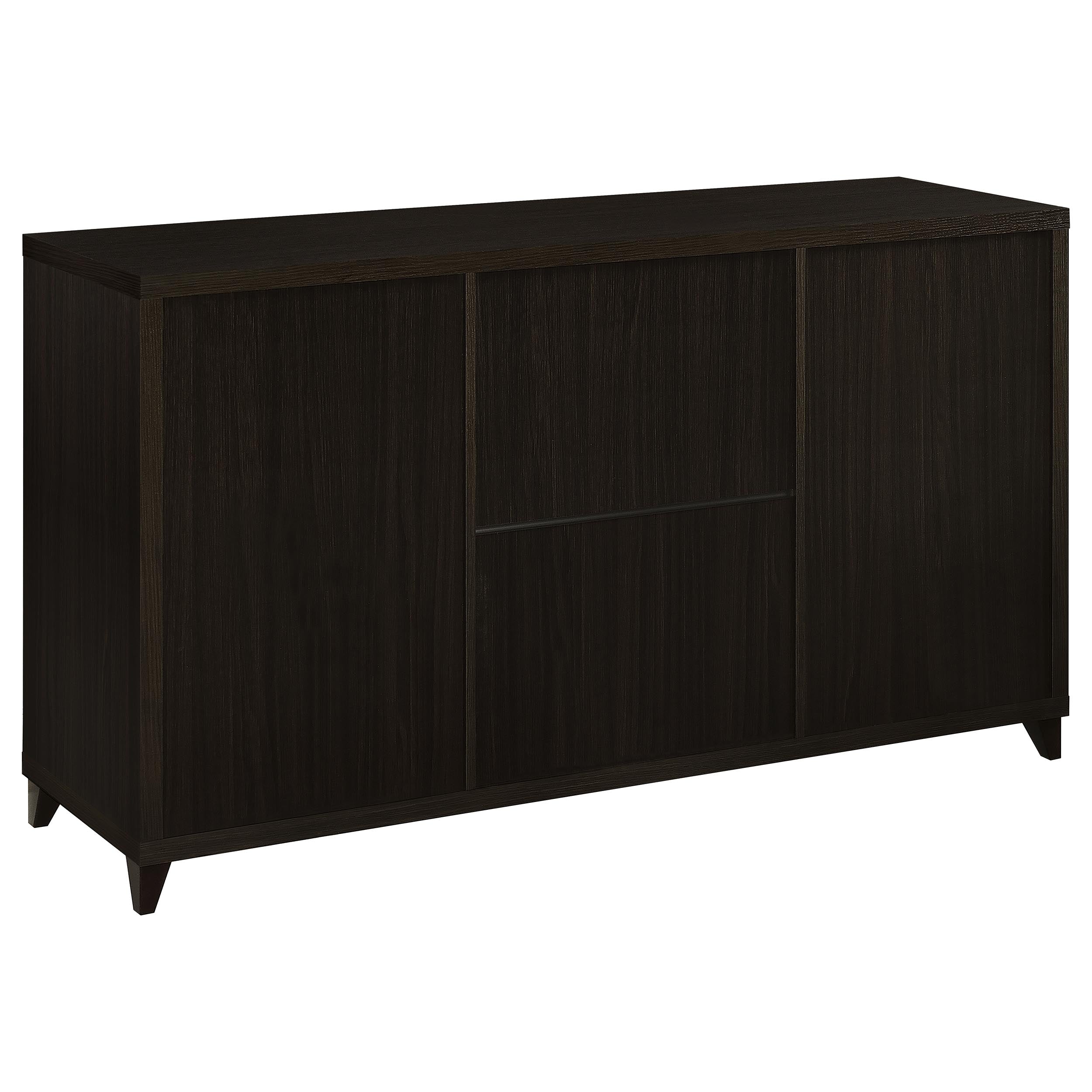 Lewes 2-door Engineered Wood 60-inch TV Stand Cappuccino