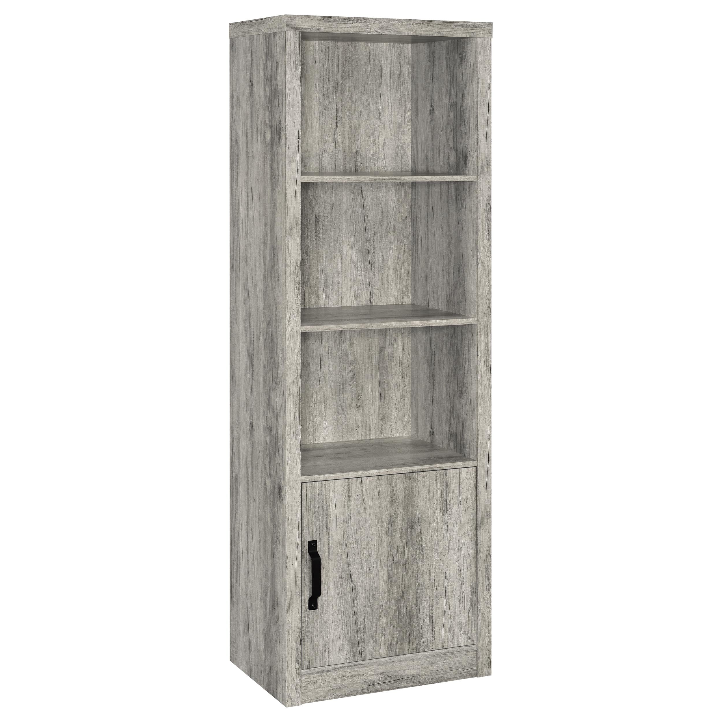 Burke 3-piece 59-inch TV Entertainment Center Grey Driftwood