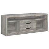 Burke 2-drawer Engineered Wood 59-inch TV Stand Grey Driftwood