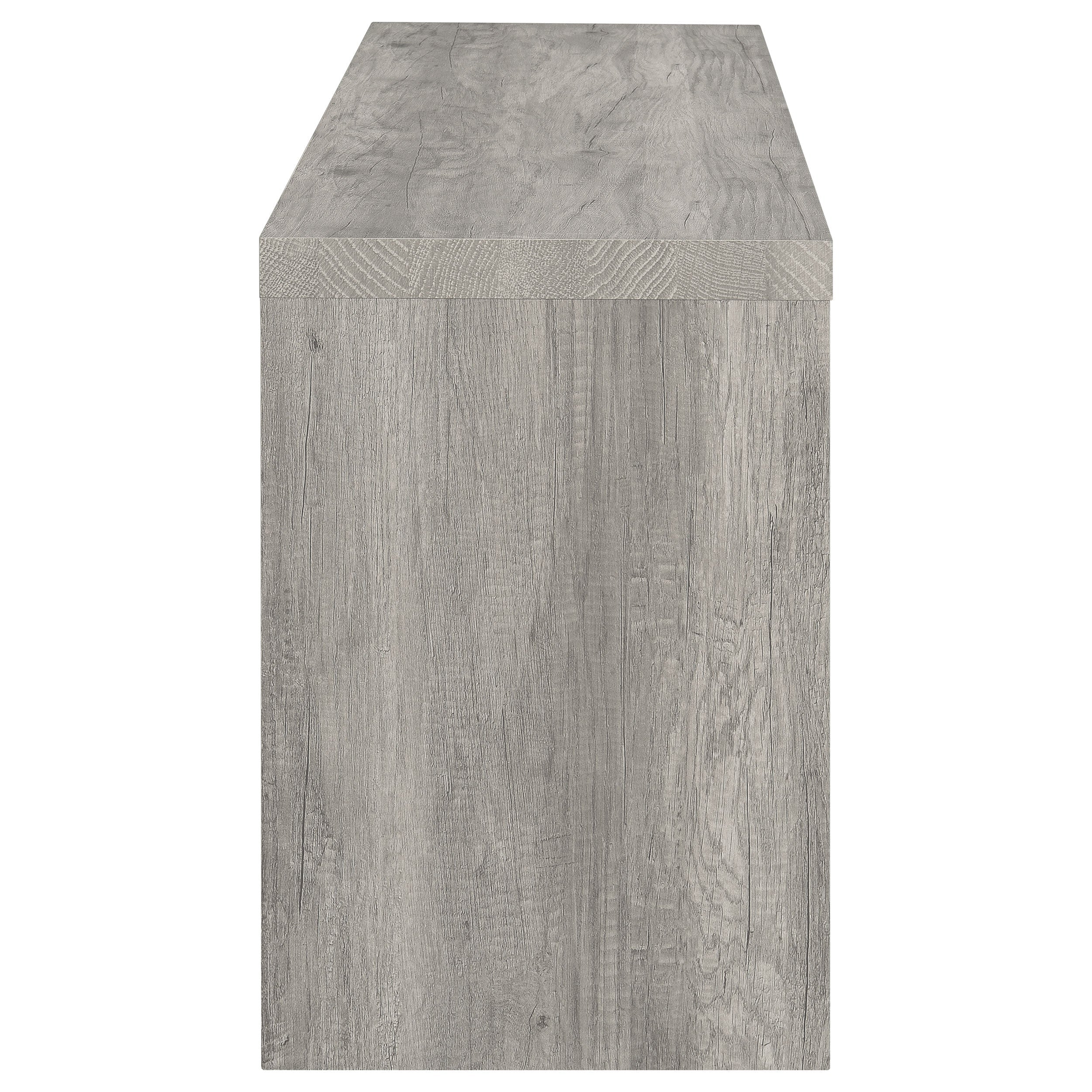 Burke 2-drawer Engineered Wood 59-inch TV Stand Grey Driftwood