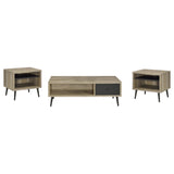 Welsh Coffee and End Table Set Distressed Pine