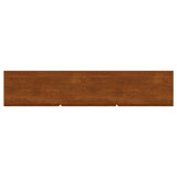 Trask 86-inch Wood TV Stand Media Console Mango Brown