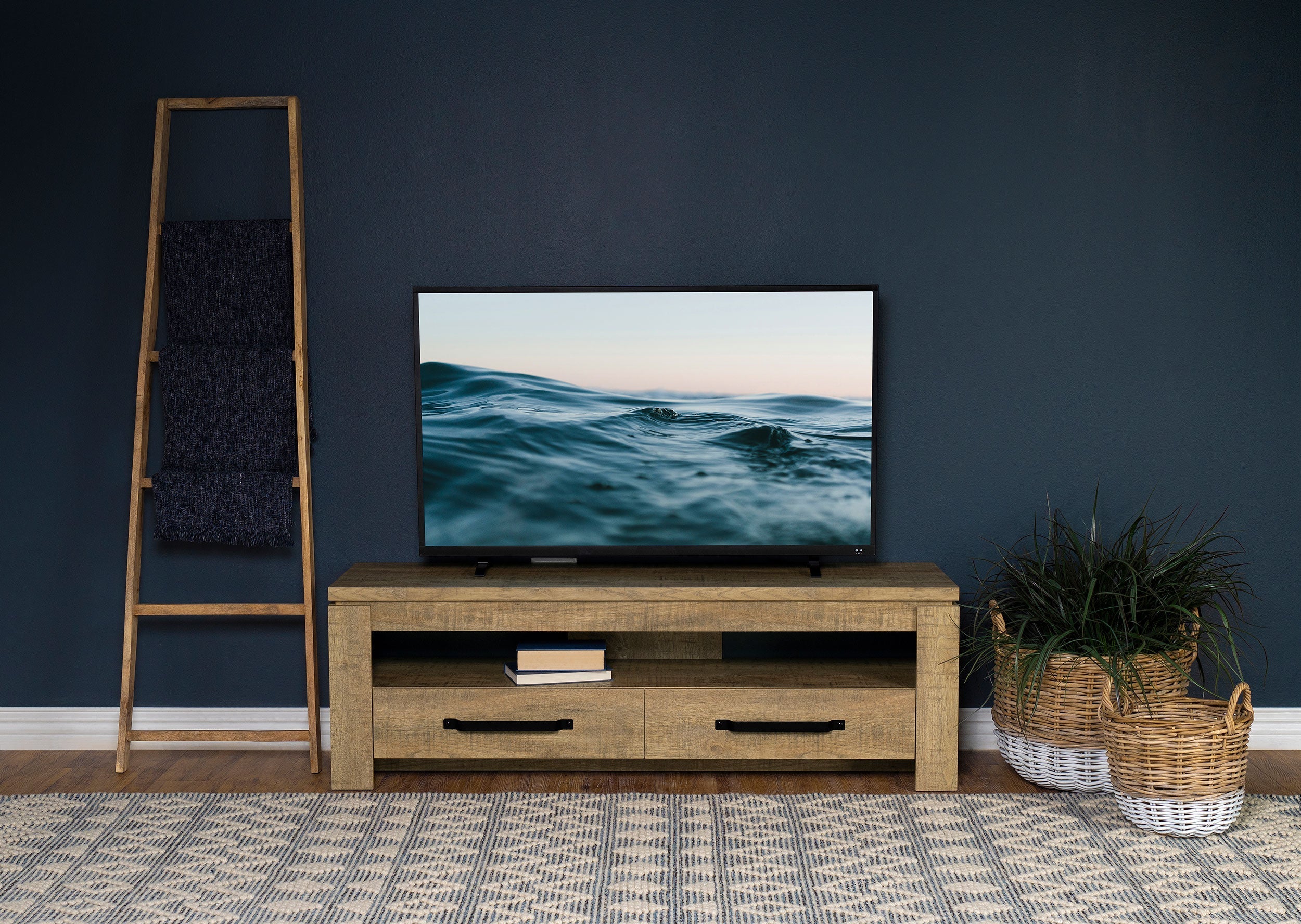 Elkton 2-drawer Engineered Wood 59-inch TV Stand