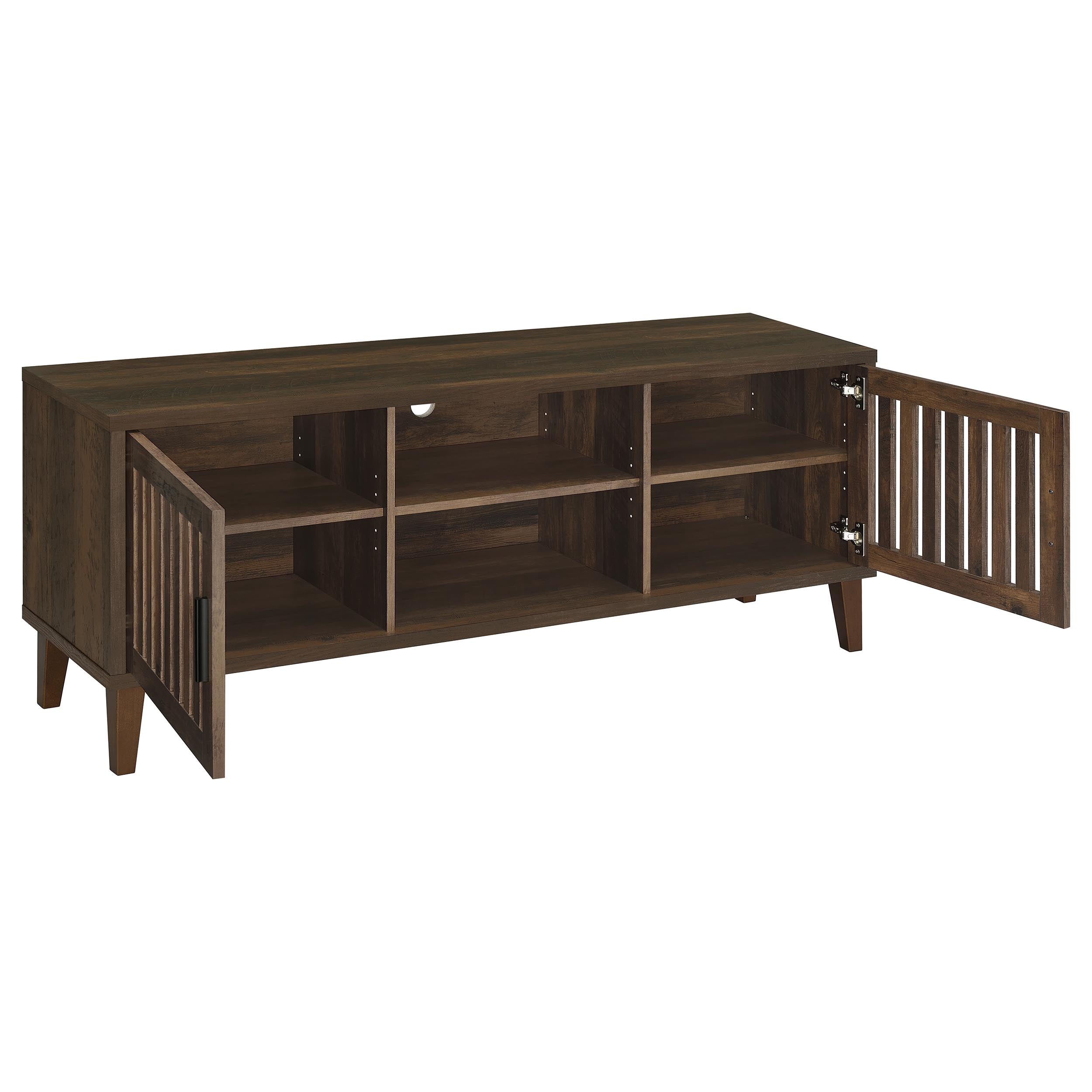 Sedona 2-door Engineered Wood 60-inch TV Stand Dark Pine