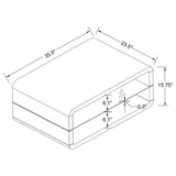 Elana Coffee and End Table Set High Gloss