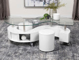 Buckley Coffee Table and Stools Set