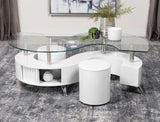 Buckley Coffee Table and Stools Set