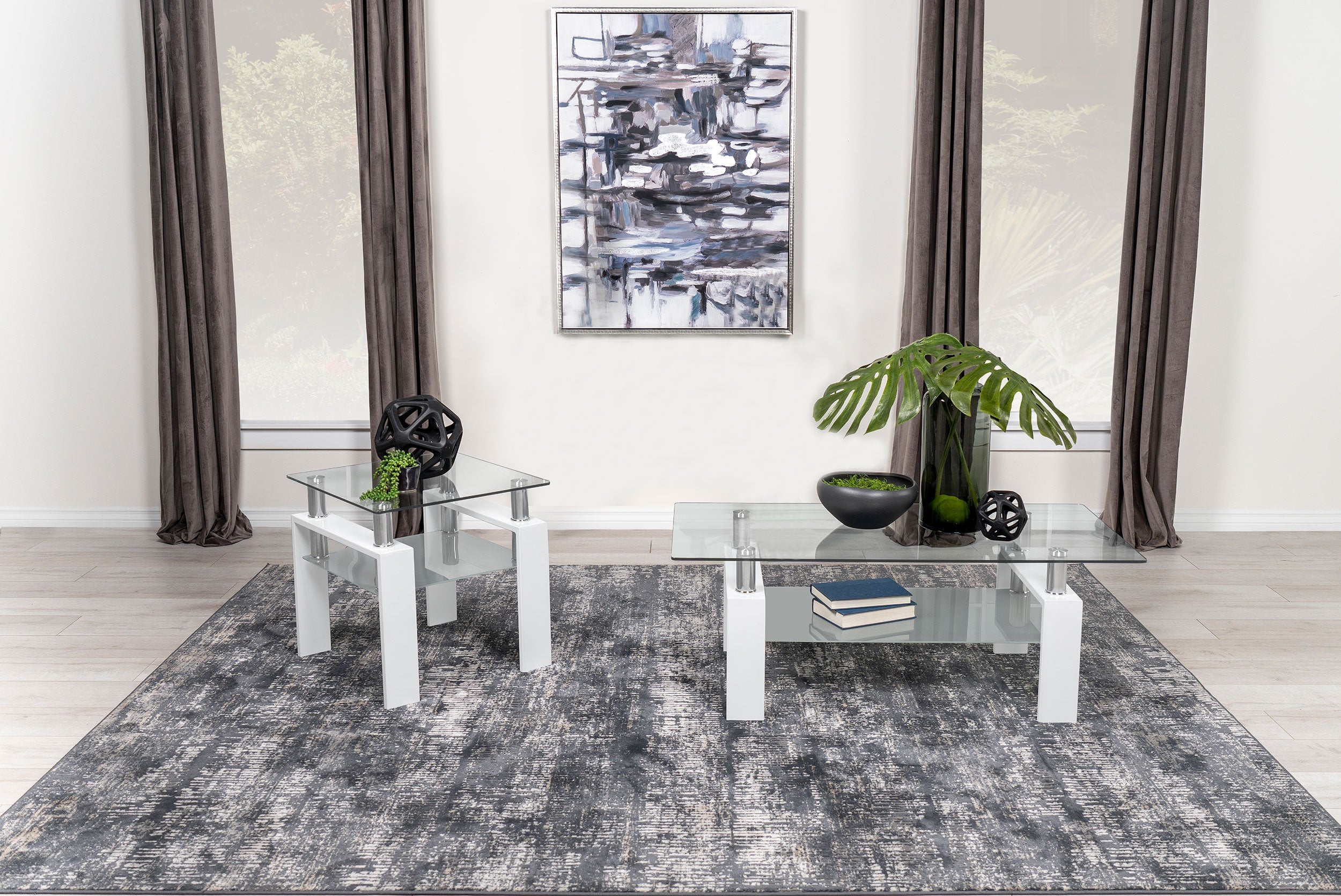 Dyer Rectangular Coffee and End Table Set