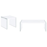 Opal Coffee and End Table Set High Gloss