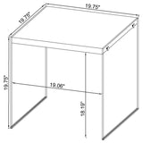 Opal Coffee and End Table Set High Gloss