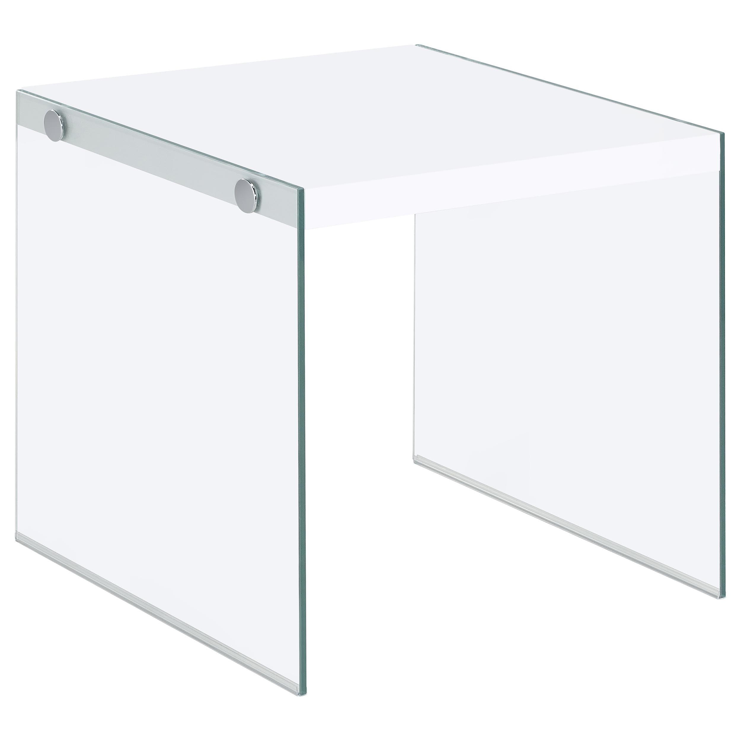 Opal Coffee and End Table Set High Gloss