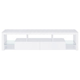 Jude 3-piece 71-inch TV Entertainment Center White High Gloss