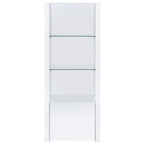 Jude 3-piece 71-inch TV Entertainment Center White High Gloss