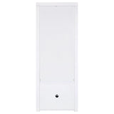 Jude 3-shelf Engineered Wood Media Tower High Gloss White