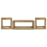 Benton Solid Mango Coffee and End Table Set Natural
