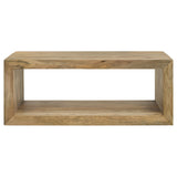 Benton Solid Mango Coffee and End Table Set Natural