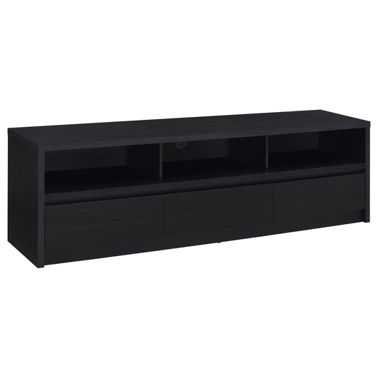 Rutland 78-inch 3-drawer TV Stand Media Console Black
